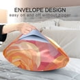 thumbnail image 4 of Yayeee Pillowcase Standard Size Set of 2 Satin Wrinkle Resistant Pillow Case, Pink Flowers, 4 of 8