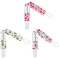 thumbnail image 4 of Pacifier Clips, 6 Pack Pacifier Holder for Boys and Girls Fits Most Pacifier Styles & Baby Teething Toys and Baby Gift 6PS28-B, 4 of 5