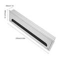 thumbnail image 1 of Desk Cable Hole Cover Wire Cable Tidy Outlet Insert Hole Top Cover Square Aluminium Desk Computer Desk Grommet, 1 of 8