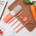 thumbnail image 3 of Travelwant Portable 4-Piece Reusable Cutlery Set with Storage Box Handles, 3 of 7