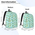 thumbnail image 3 of Bixox Doggy In Bubble Bath Printing Canvas Backpack Lightweight Casual Travel Backpack School Backpack Fits 15.6 Inch Notebook, 3 of 5