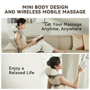 Shiatsu Back Shoulder and Neck Massager with Heat - Electric Full Body Massager - Massagers for Neck and Back - Perfect Gifts for Friends, Family, Lover