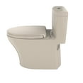 thumbnail image 4 of TOTO® Aquia® IV One-Piece Elongated Dual Flush 1.28 and 0.8 GPF Universal Height, WASHLET®+ Ready Toilet with CEFIONTECT®, Bone- MS646124CEMFG#03, 4 of 13