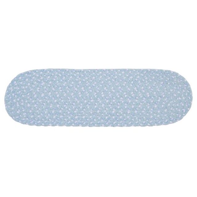 Colonial Mills BK58A008X028X Blokburst - Sky Blue Stair Tread - single Rug
