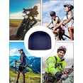 thumbnail image 3 of 6 Piezas Gorro de Calavera Gorros para Correr Gorros Antisudor Forro de Casco de Ciclismo de Seda de Leche para Hombres Rojo Verde, 3 of 5