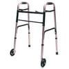 716270PK-1 EVRYDY WLKR W/WHLS DUAL RL PNK ADULT, 1 EA, LUMEX 1/EA
