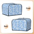 thumbnail image 3 of Fotbe Winter Paisley Pattern for Four Slice Toaster Cover, Fingerprint Protector, Super Soft Appliance Cover And Dust Cover,Bread Dust Cover & Fingerprint Protection, 3 of 7