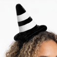 thumbnail image 7 of Hfppkn Plush Traffic Cone Headband Novelty Roadblock Hair Hoop 20cm Black, 7 of 7