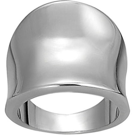 Brinley Co. Tapered Silvertone Ring