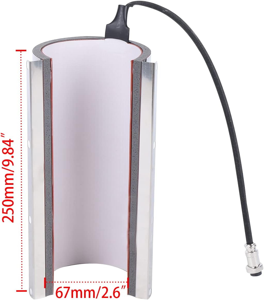 20oz Mug Cup Press Heating Transfer Attachment for Heat Press Machine Mug Attachment Heating Element Mug Tumbler Press Attachmen
