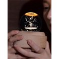 thumbnail image 4 of Crystal Ball Decoration USB LED Night Light Crystal Ball Santa Claus Snowflake Xmas TreeRings Home Decor Birthday Gift, 4 of 11