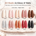 thumbnail image 6 of Morovan 10-Color Nude Pink Gel Nail Polish Set,Classic Neutral Shades for Spring & Everyday Manicure, Home Salon DIY Kit, 6 of 9