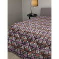 thumbnail image 2 of Rocket Down Alternative Comforter, Flying Space Elements Playful Modern Pattern, Microfiber Quilt for All Season, 5 Sizes, Burnt Sienna Quartz, by Ambesonne, 2 of 3