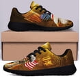 thumbnail image 3 of Home Of The Free Because Of The Brave Jesus Patriotism Shoes Sneakers Black Size 9, 3 of 7
