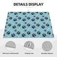 thumbnail image 3 of Vsdgher Cute Dog Footprints Dish Drying Mat Super Absorbent Drying Mat Large Dish Drying Mats for Kitchen Counter Kitchen Drying Mat 24" x 18", 3 of 7