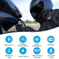 thumbnail image 4 of EJEAS factory direct two people switch seven people connected full duplex motorcycle helmet bluetooth intercom Q7 single package, 4 of 6