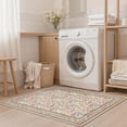 thumbnail image 5 of Toyoso 2x3 Traditional French Country Area Rug - Vintage Rose Floral Silicone Mat, 0.25" Low Pile Machine Washable Indoor Rug, Non-Slip Stain Resistant Bloom Pattern Accent Rug for Entryway, 5 of 9