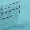 thumbnail image 5 of primebox Plastic Food Storage 8 Pack Clear Container Bin with Handles for Organizing Kitchen, Pantry, Refrigerator, Freezer, Pantry, Cabinet, Closet, Bathroom 10”x7.5”x5.3”, 5 of 7