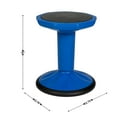 thumbnail image 5 of Flash Furniture Fixed Height Kids Flexible Active Stool for Classroom and Home with Non-Skid Bottom in Blue, 16" Seat Height, 5 of 11