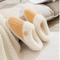 thumbnail image 6 of shoeslocker Womens Memory Foam Fuzzy Slippers Knitted House Slippers for Women Comfy Slip-On Warm House Shoes, 6 of 7