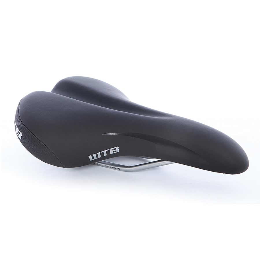 Steel Rails Black//Silver WTB Rocket Comp 142 Saddle