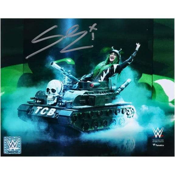 Shotzi Blackheart WWE Autographed 8" x 10" Riding TCB Tank Photograph - Fanatics Authentic Certified