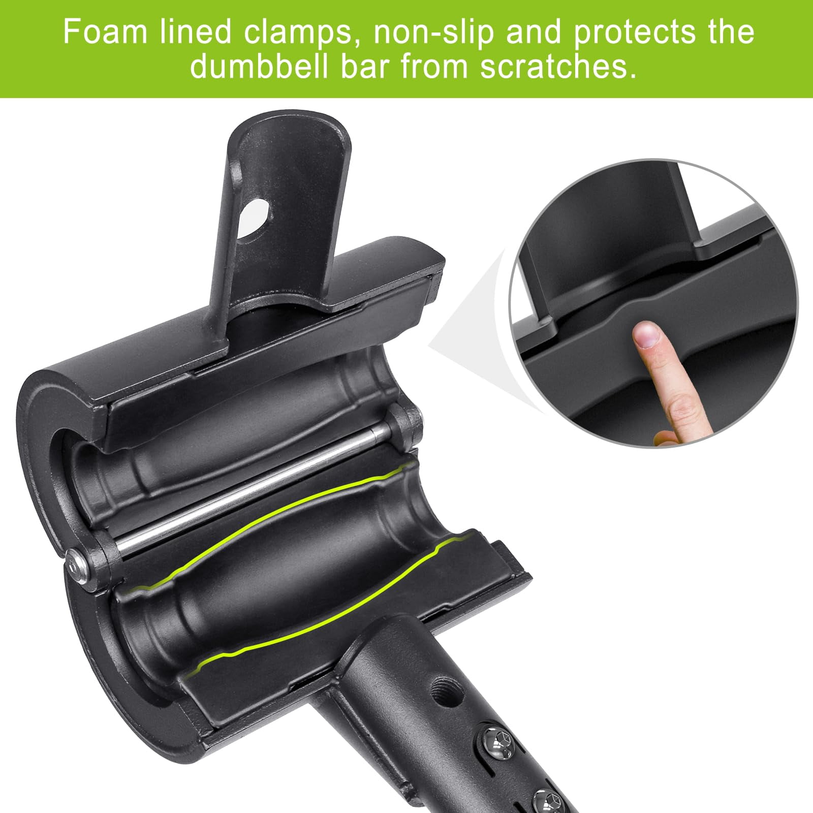 Adjustable Dumbbell To Barbell Converter - Ez Curling Bar Adapter Versatile Weightlifting Equipment For Home Gym