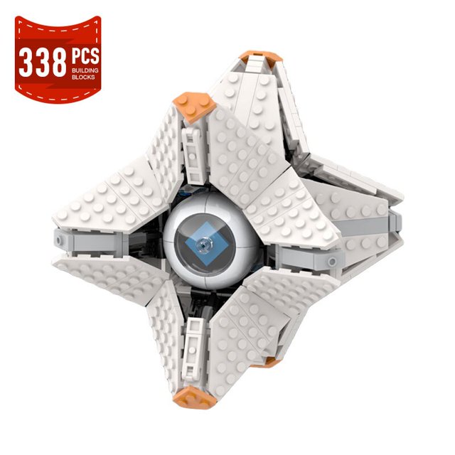 Moc-bloques de construcción para niños, juego de pistola fantasma de concha, Serie 2, modelo de armas exóticas, juguetes técnicos