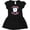 AB-Black, variant on Inktastic I Got My 1st Tooth Girls Baby Dress