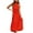 Orange, variant on ICHUANYI Women Fashion Summer Halter Sleeveless Print Sexy Evening Sling Long Dress
