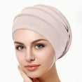 thumbnail image 4 of ZQUUVOU Women's Slouch Beanie Knit Adjustable Hat Cotton Soft Lightweight Casual Comfortable Stretchy Headwear Skull Cap Beige, 4 of 4