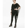 thumbnail image 3 of DHFJKG Womens Off The Shoulder T Shirt Gothic Clothes Lace Trim Mesh Layered Halloween Tops, 3 of 9