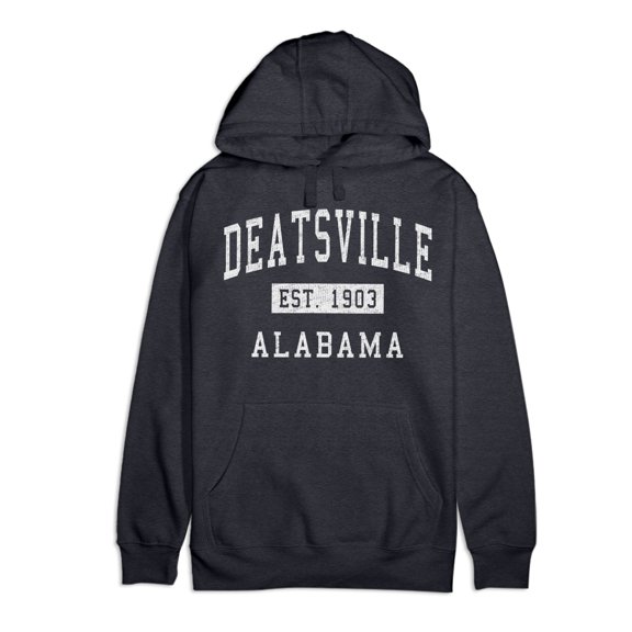 Deatsville Alabama Classic Established Premium Cotton Hoodie