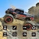 thumbnail image 4 of Carro de control remoto Coche de control remoto 1/16 2.4GHz Alta velocidad 40 km / h Todo terreno Camiones todoterreno 4WD Escala completa Carreras Escalada Coche Regalos para niños Adultos 2 Batería Eccomum Carro de control remoto, 4 of 7