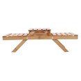 thumbnail image 3 of Estante Para Flores, Planta En Maceta Plegable De 2 Capas De Madera, 3 of 7