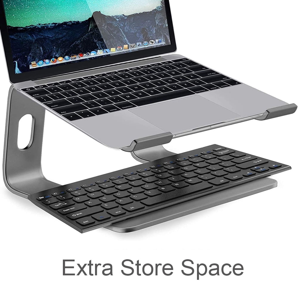 MEGICOT Laptop Stand Compatible with 10 to 17 inch Laptops, Ergonomic Elevator Metal Riser Detachable Laptop Holder Compatible with MacBook Air Pro, Dell XPS, Lenovo and More