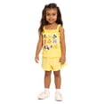 thumbnail image 2 of Disney Minnie & Mickey Mouse Toddler Girls La Dolce Vita Graphic Tank Top with Ruffle Shorts, 2-Piece Set, Sizes 12M-5T, 2 of 8