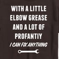 thumbnail image 2 of Instant Message - Elbow Grease And Profanity - Men's Short Sleeve Graphic T-Shirt, 2 of 5
