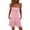 Pink, variant on Kaemgyyd Romper for Women Casual Sleeveless Spaghetti Straps Rompers Fashion Lightweight Wide Leg Shorts Jumpsuit with Pockets