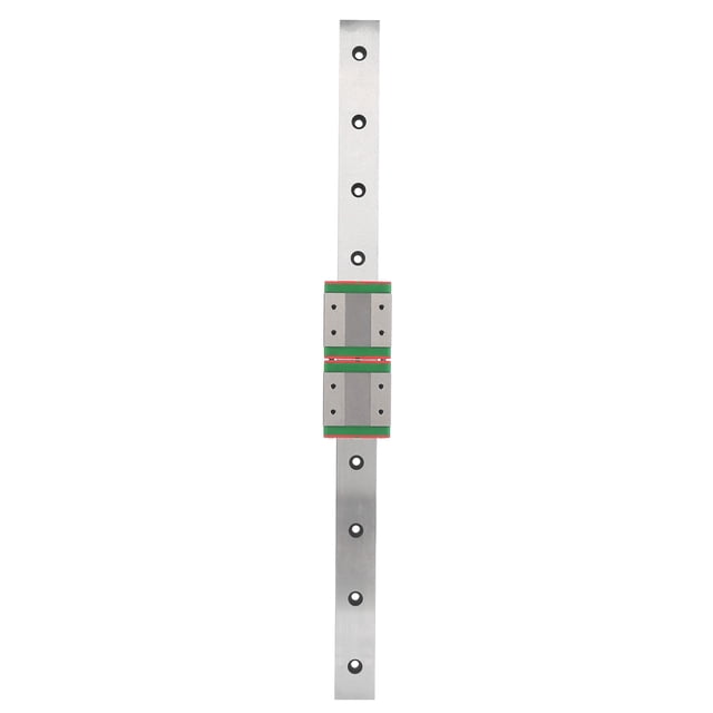 Guía de máquina herramienta de acero inoxidable con bloque deslizante ensanchado doble y riel lineal MGW12C‑400‑2R