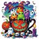 thumbnail image 1 of 5D DIY Taladro Parcial Con Forma Especial Fantasmas Arte Calabaza30x30cm, 1 of 9