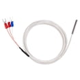 thumbnail image 1 of Pt100 Temperature Sensor Probe,Waterproof Stainless Steel Thermistor Three Wire 2Meter, 1 of 9