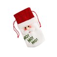 thumbnail image 2 of Cateissary Funda para botella de vino con cordón de alce, de comedor de felpa, ropa de lentejuelas, decoración del hogar, bolsa de Kits de decoración para fiestas Papá Noel, 2 of 6