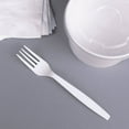 thumbnail image 5 of Karat U3530W PP Plastic Heavy Weight Forks Individual Wrapped for cafeteria, take-out food, food cart - 1,000 ct, 5 of 10