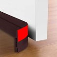 thumbnail image 4 of Ikohbadg Door Draft Stopper for Soundproofing and Energy Saving, Universal Door Bottom Weather Stripping with Acrylic Adhesive, Noise Reducing Door Seal for Interior and Exterior Doors, 4 of 6