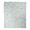 thumbnail image 1 of JSDART Throw Blanket Warm Cozy Print Flannel Patchwork Lace Floral Pattern Light Contour for Batik Comfortable Soft for Bed Sofa and Couch 50x60 Inches, 1 of 1