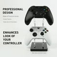 thumbnail image 2 of Jinsinto Universal Dual Controller Holder for PS4 PS5 Xbox ONE Switch, Controller Stand Gaming Accessories, Build Your Game Fortresses (Crystal Black), 2 of 7