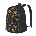 thumbnail image 1 of Fotbe Mardi Gras6 Mochila para Hombre y Mujer - Tela Oxford 600D Resistente - Mochila Impermeable de Gran Capacidad para Escuela, Viajes y Senderismo, 1 of 6