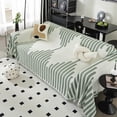 thumbnail image 4 of Sofa Cover Polyester Geometry Pattern Modern Thick Double-sided 180 cm x 130 cm Slipcover for Living Room Furniture Protection, 4 of 6