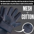 thumbnail image 3 of Silicone Oven Mitt Gloves - Heat Resistant Bbq Gloves with Fingers for Grilling or Smoker Pit, Easy Clean, 3 of 5